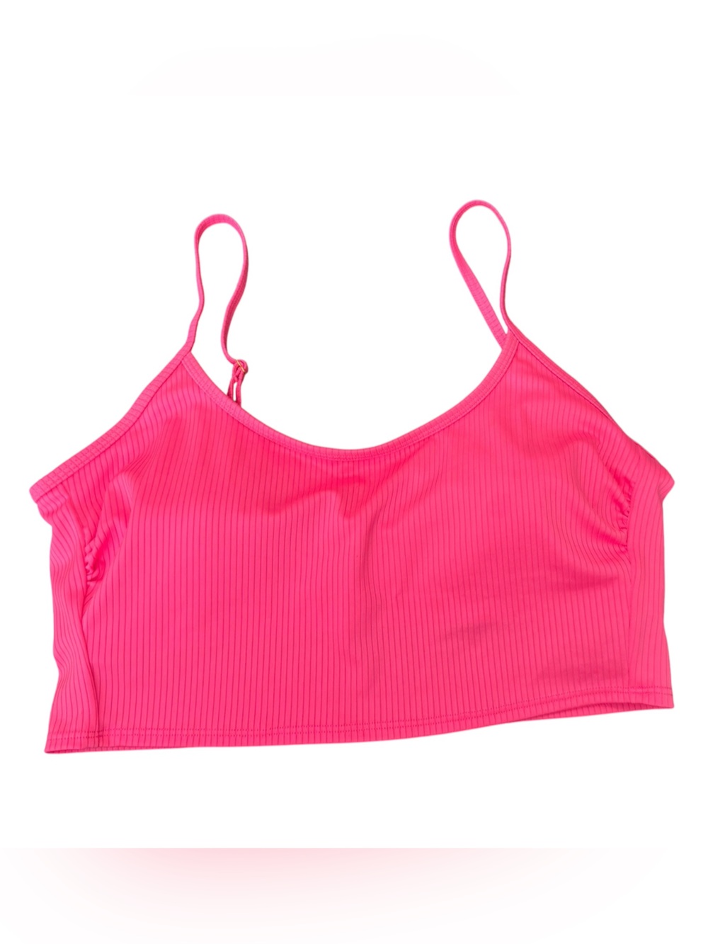 wild fable Bright Hot Pink bathing suit top with removable pads